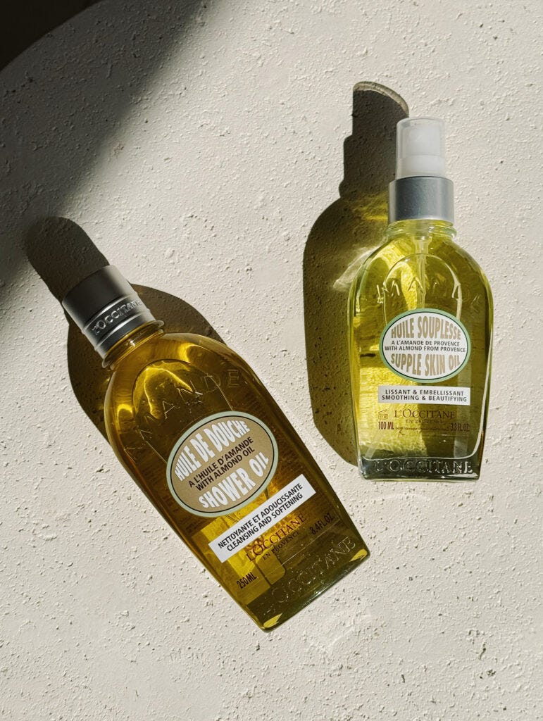 Best of French beauty by a French influencer: favorite French skincare pharmacy and French luxury products chanel julia comil fashion influencer L'Occitane, La Roche Posay, Caudalie, Chanel, Dior, Kerastase