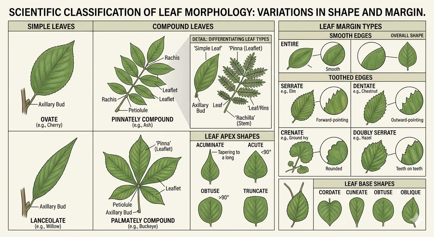 Leaf morphology