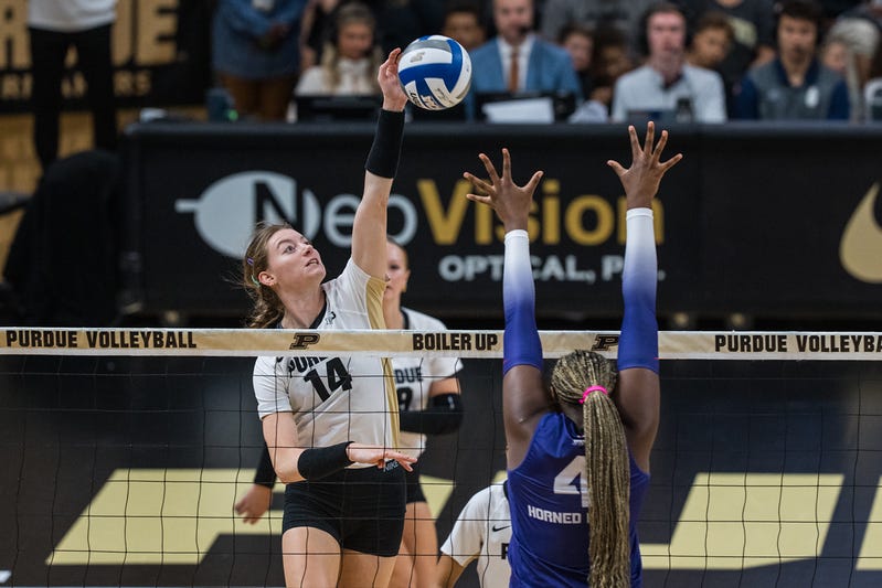 No. 18 TCU’S block party subdues No. 14 Purdue volleyball: “Only learning experiences can come from it”