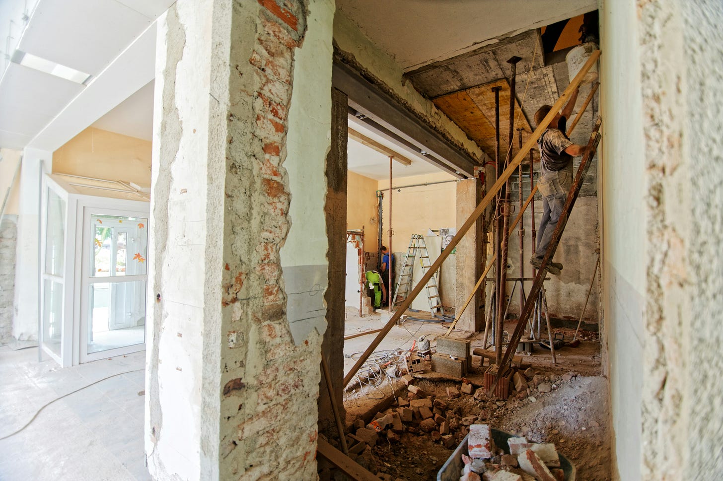A room under construction