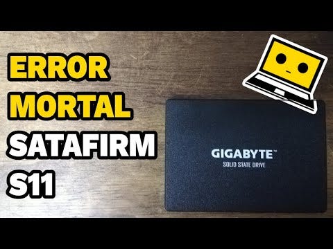 Reparar SSD Gigabyte con error SATAFIRM S11