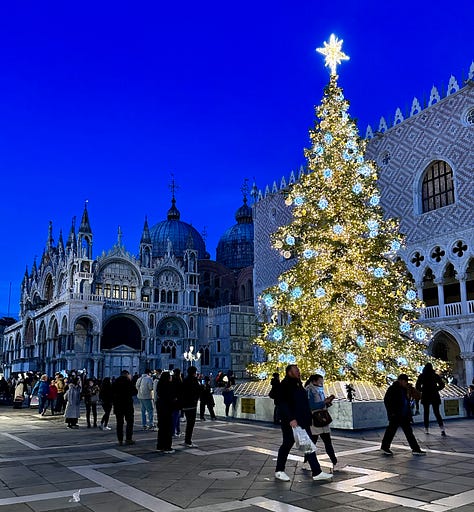 Christmas in Venice: Tree in Piazza San Marco