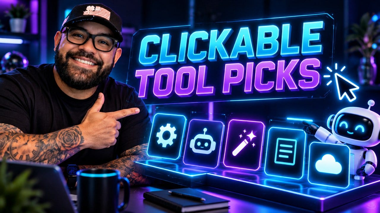 CLICKABLE TOOL PICKS