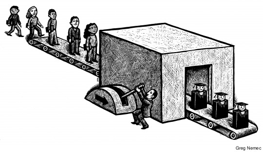 The Factory Education System. Doing the same thing over and over… | by  Obaro (Option C) | Medium