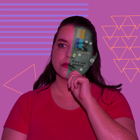 his shoot's theme was 'Living vs Existing' and was influenced by the vapourware microgenre of early 2010, which experienced a resurgence in 2015. It focused on nostalgia, technology, and an '80s neon aesthetic.