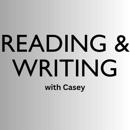 reading and writing with casey