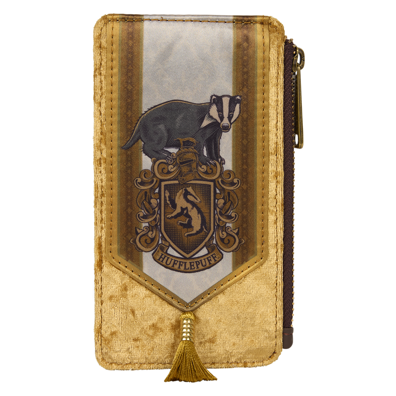 Exclusive Harry Potter Hufflepuff Banner Velvet Card Holder, , hi-res view 1 Exclusive Harry Potter Hufflepuff Banner Velvet Card Holder, , hi-res view 1