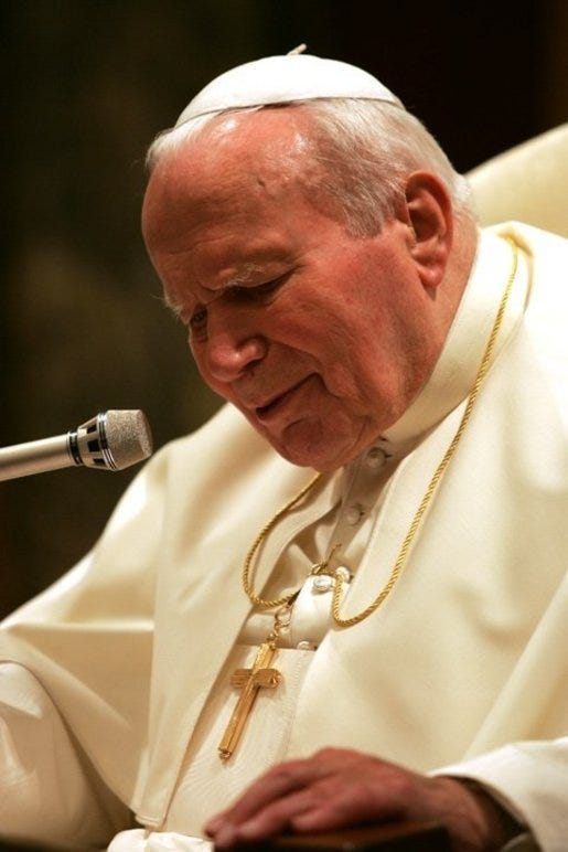 Pope John Paul II in 2004 Pope John Paul II in 2004