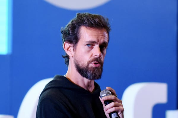 Jack Dorsey, ex-CEO of Twitter. Source: TechCrunch, 29 November 2021