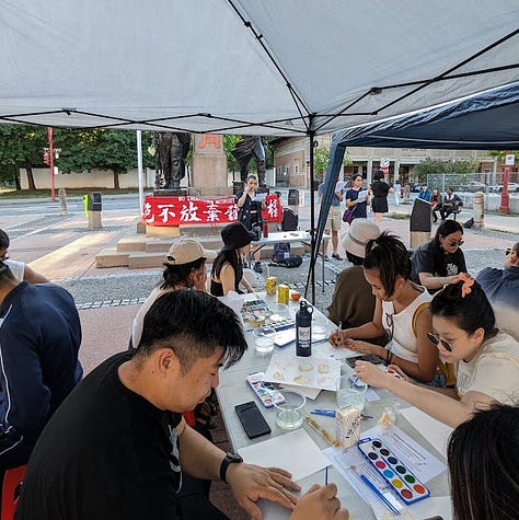 Tea and Paint Dim Sum Night in Chinatown