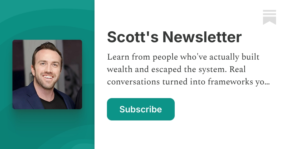 Scott's Newsletter | Substack