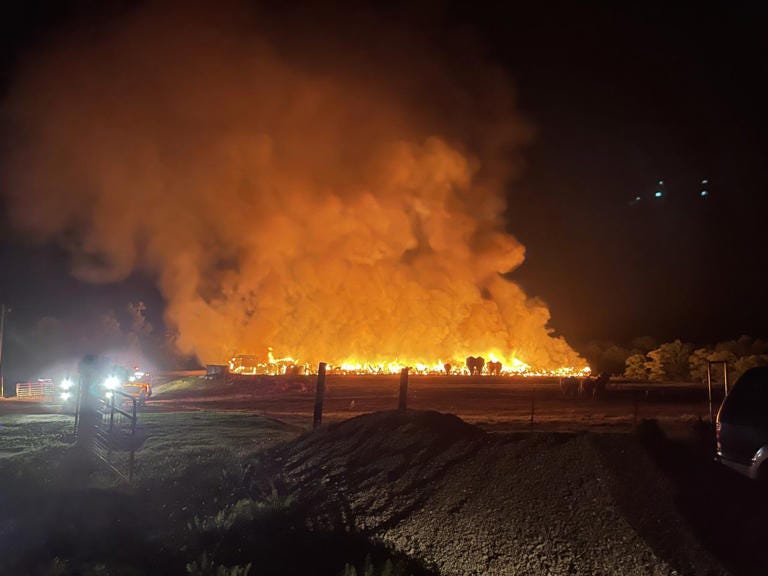 According to Jones County Fire Council spokesperson Dana Bumgardner, several volunteer fire departments responded to the call of a structure fire at Pleasant Grove Road in the Rustin community around 10 p.m.