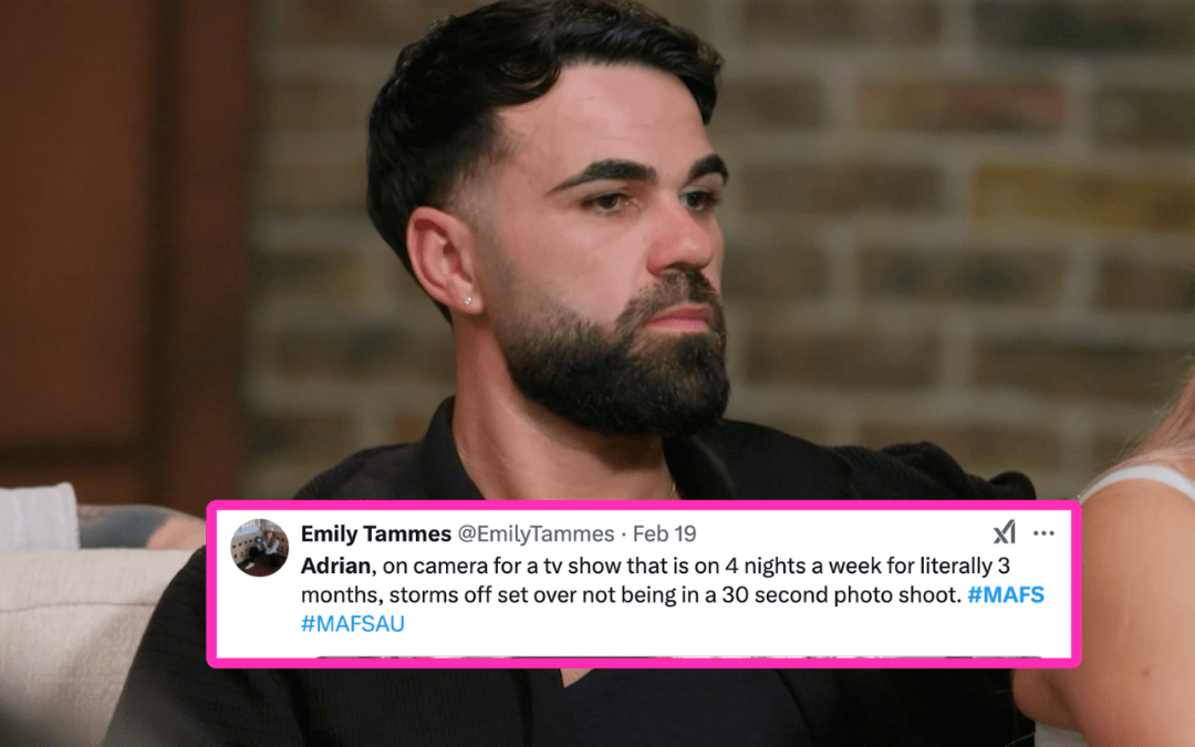 MAFS' Adrian Claims He Was Told To Leave The Experiment