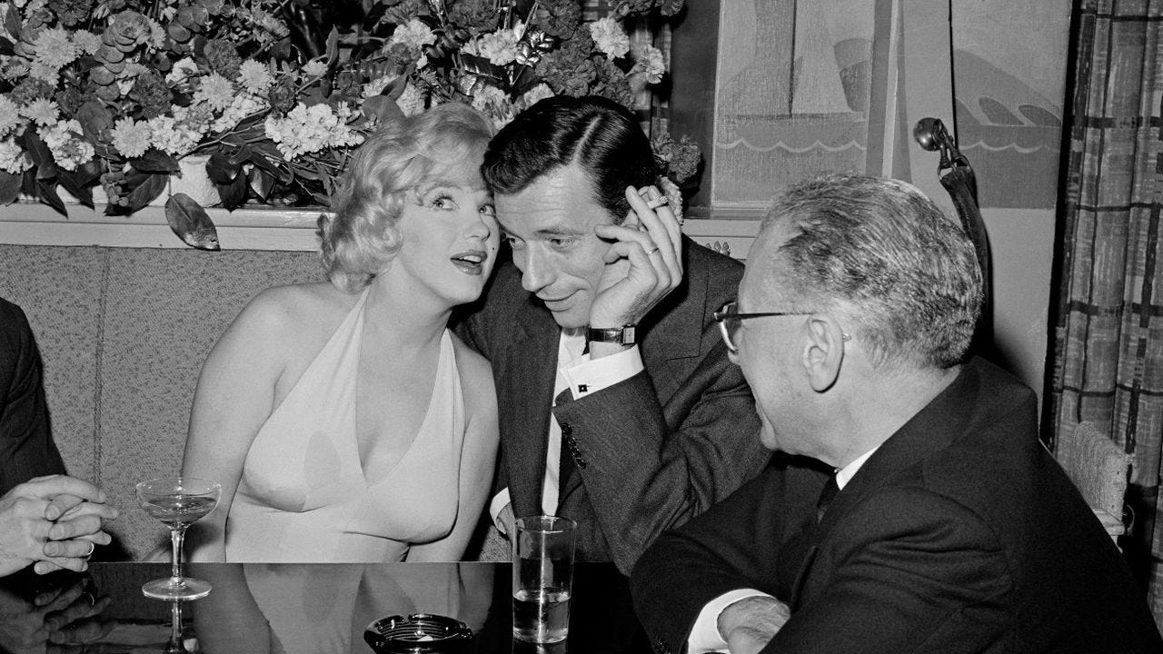 Marilyn Monroe et Yves Montand, le premier scandale people de l'Histoire | Vanity Fair Marilyn Monroe et Yves Montand, le premier scandale people de l'Histoire | Vanity Fair