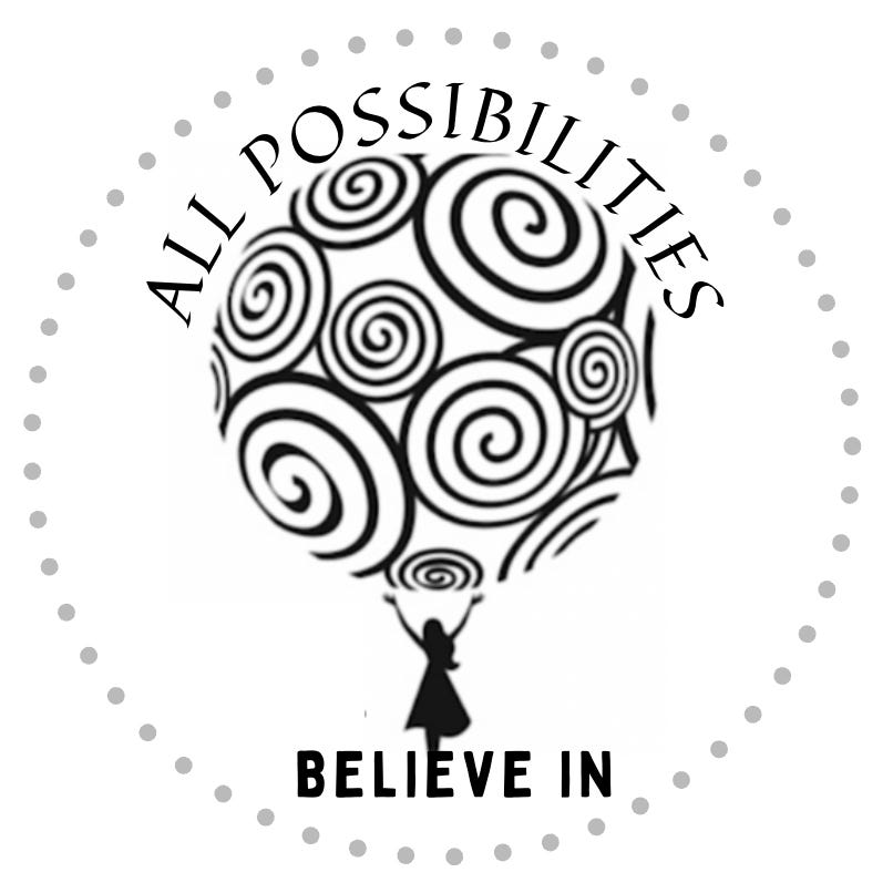 "ALL POSSIBILITIES!" ~Barbra Drizin logo