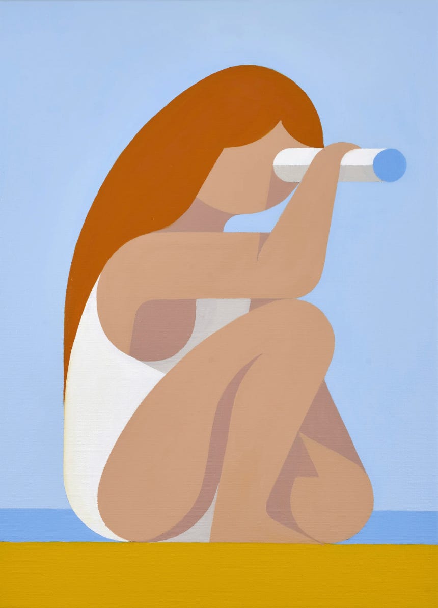 Fisher Suite Observer painting by Leonhard Hurzlmeier 2022