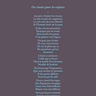 Des chants pour les enfants