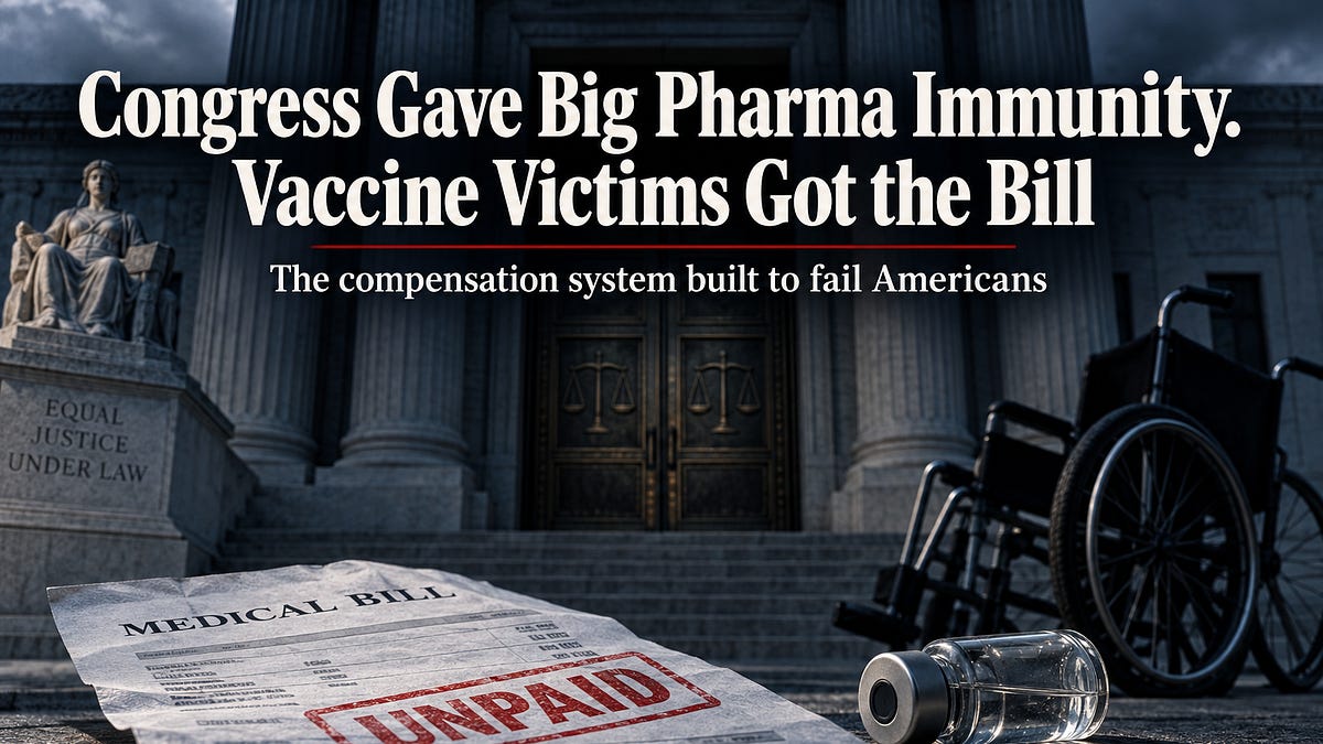 Congress Gave Big Pharma Immunity. Vaccine Victims Got the Bill