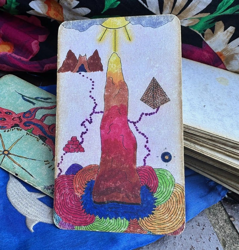 Ace of Stones from Shining Tribe Tarot
