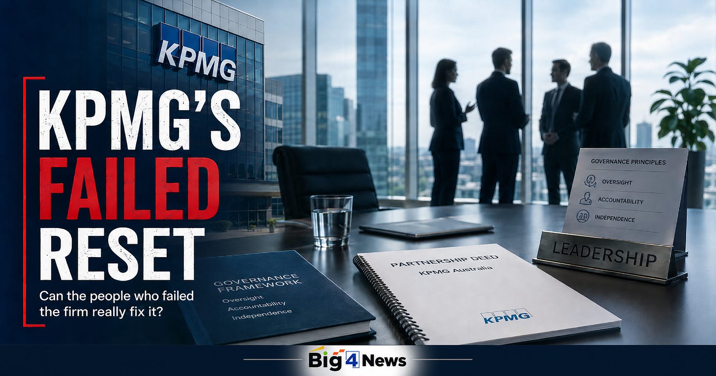 Michael Ebeid’s position as incoming chair looks increasingly untenable. He sat on the board subcommittee that oversaw the flawed Project Magenta investigation into whistleblower allegations, then later defended the firm’s response while attacking the senator who brought the issues to light. Clients, not the board, forced real accountability by demanding the removal of sanctioned partners. A credible reset needs a genuinely independent chair and the full Project Magenta findings made public. Michael Ebeid’s position as incoming chair looks increasingly untenable. He sat on the board subcommittee that oversaw the flawed Project Magenta investigation into whistleblower allegations, then later defended the firm’s response while attacking the senator who brought the issues to light. Clients, not the board, forced real accountability by demanding the removal of sanctioned partners. A credible reset needs a genuinely independent chair and the full Project Magenta findings made public.