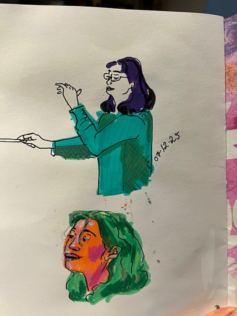 Sketch books and sketches