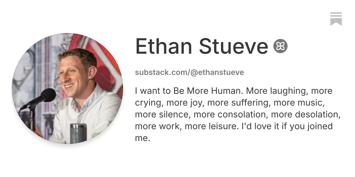 Ethan Stueve | Substack