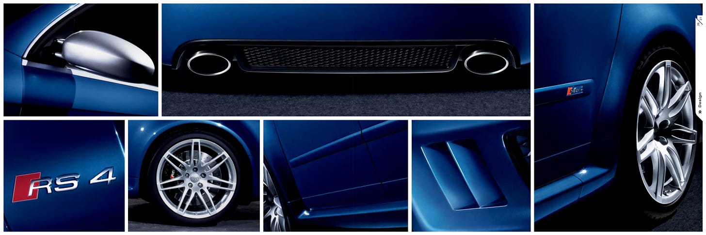 Audi B7 RS4 2006 brochure Audi B7 RS4 2006 brochure