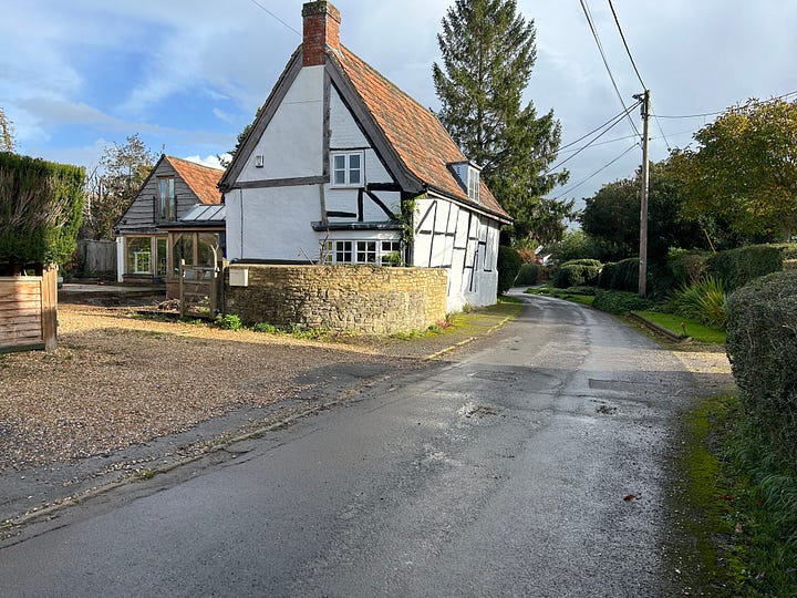 Two cottages in Dark Lane North, Steeple Ashton, Wiltshire. Images: Roland's Travels