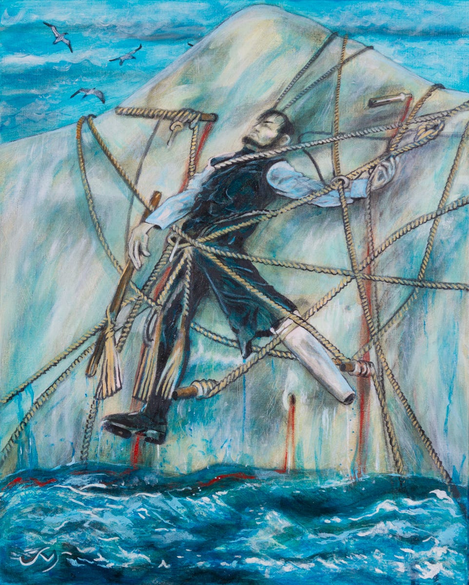 Capt. Ahab & Moby Dick | mrjohnnymartin