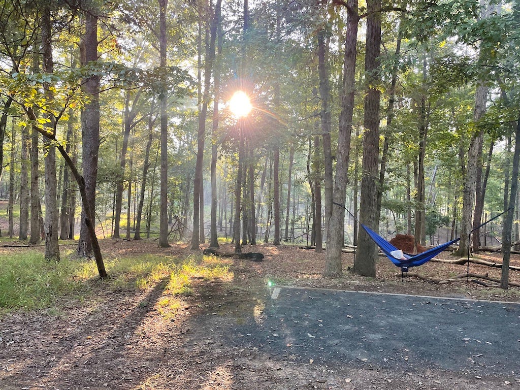 morrow mountain state park sunrise