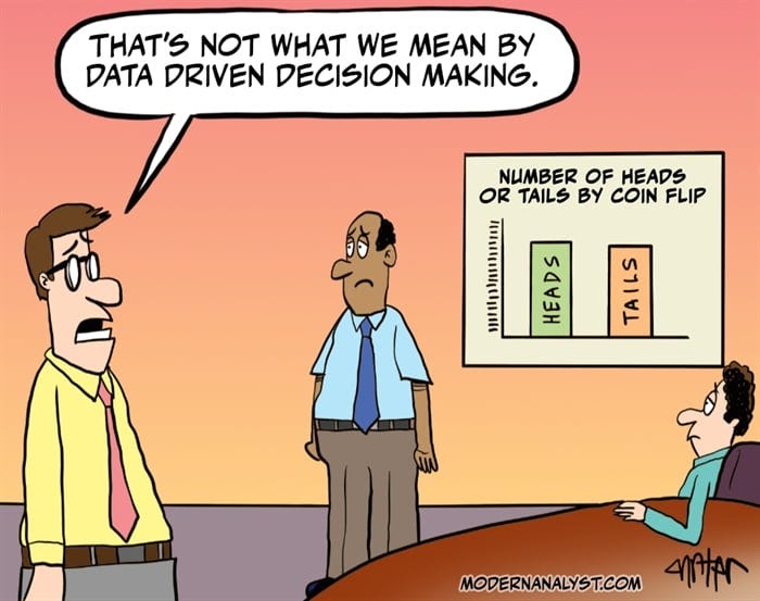 Humor - Cartoon: Data Driven Decision Making Humor - Cartoon: Data Driven Decision Making