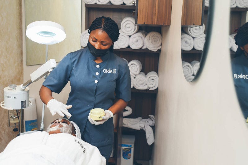 The company runs four spas across Lagos. The company runs four spas across Lagos.