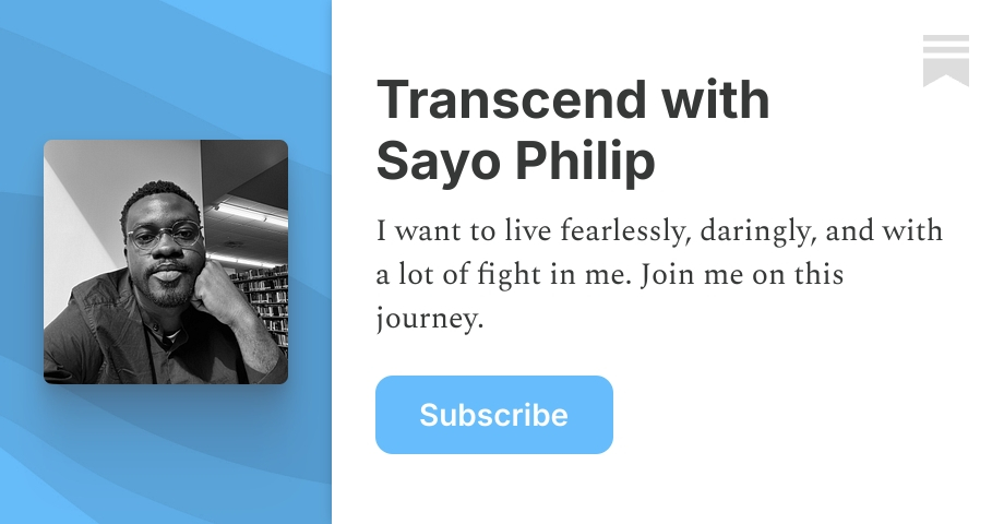 Transcend with Sayo Philip | Substack