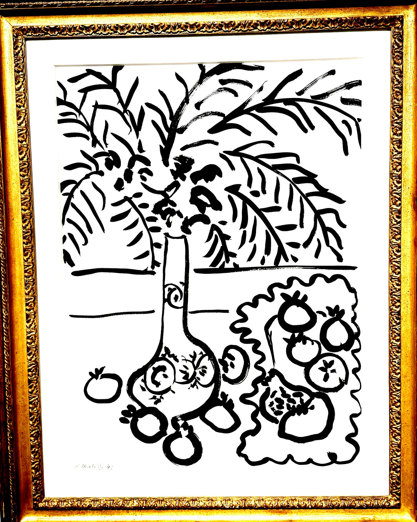 Henri Matisse - Ferns And Pomegranates -© Photograph by Sam Sunshine