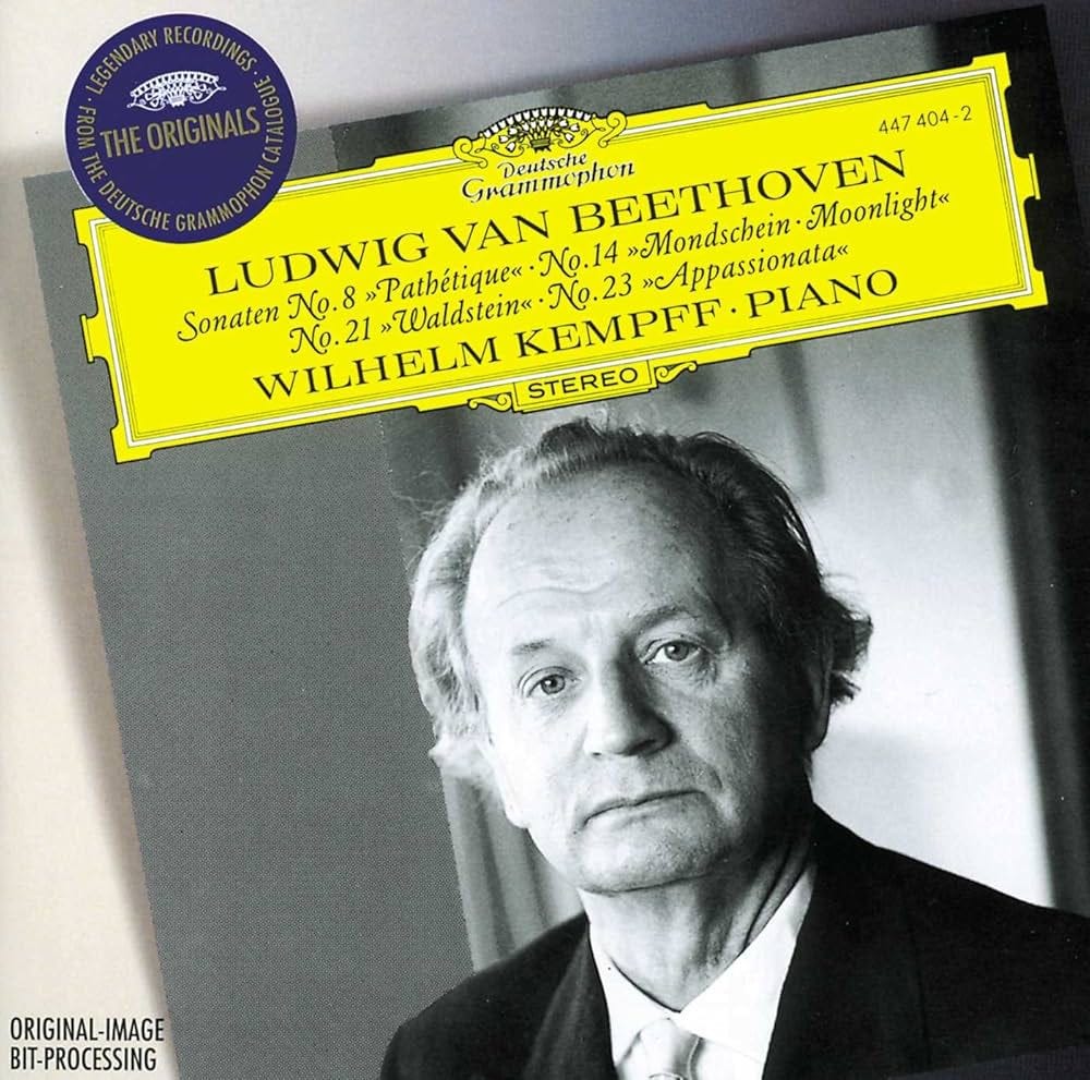 Wilhelm Kempff, Ludwig van Beethoven - Beethoven: Piano Sonatas No. 8,  Pathétique/ No. 14, Moonlight/ No. 21, Waldstein/ No. 23, Appassionata -  Amazon.com Music