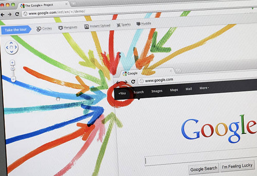 Screenshot of a window where “Google Plus” is shown on the navigation menu of Google homepage Screenshot of a window where “Google Plus” is shown on the navigation menu of Google homepage