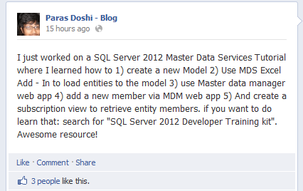 MDS SQL Server 2012 master data services tutorial MDS SQL Server 2012 master data services tutorial