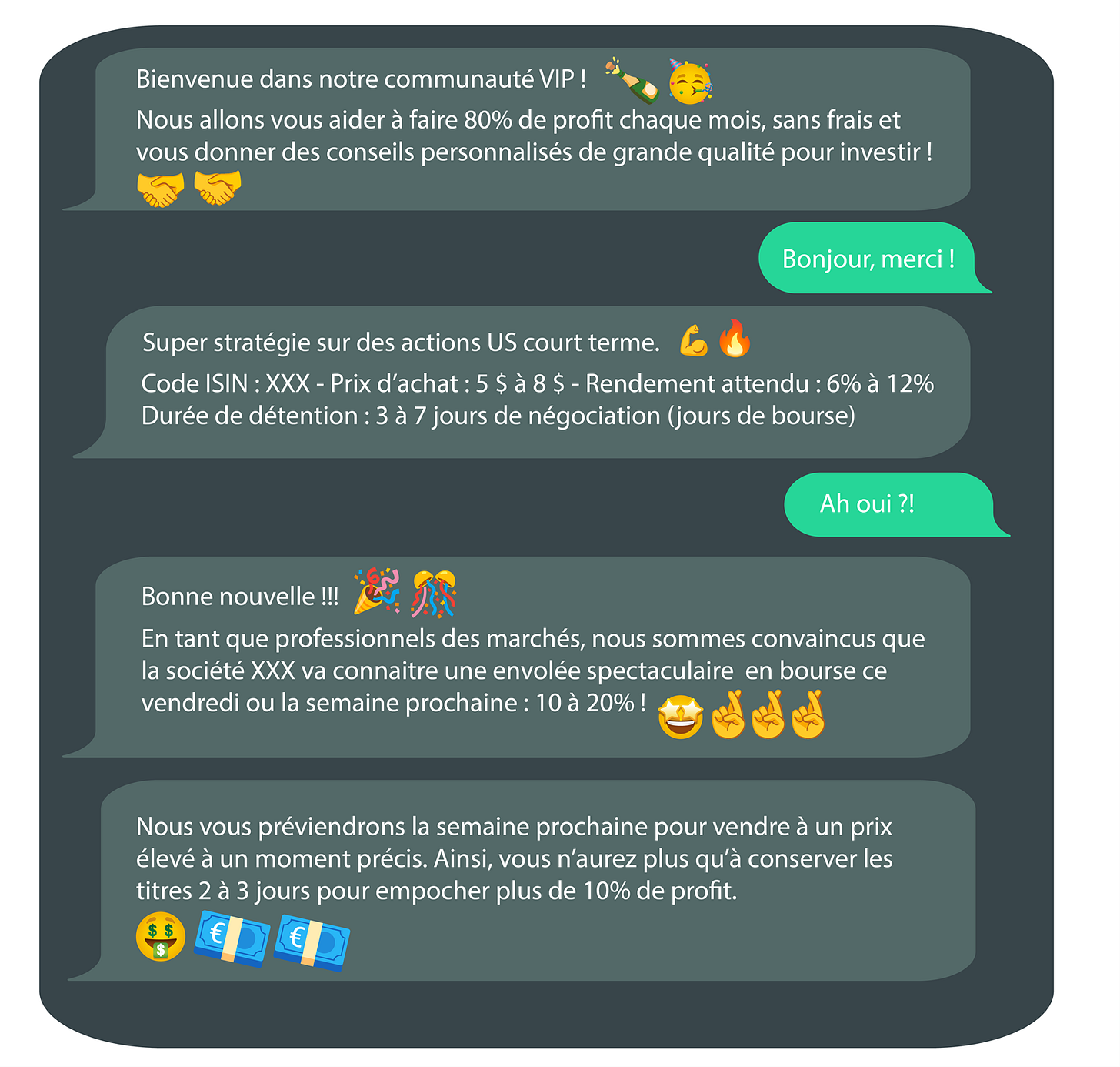 Source : d’après les témoignages reçus par la plateforme AMF Epargne Info Service