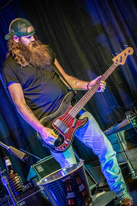 Nick Williamson, Bass, Better Strangers / photos by Troy Larson and Ernest Cooper