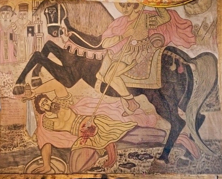 File:St. Mercurios Killing King Oleonus (St. Mercurios Killing Emperor Julian the Apostate) (3309043161).jpg