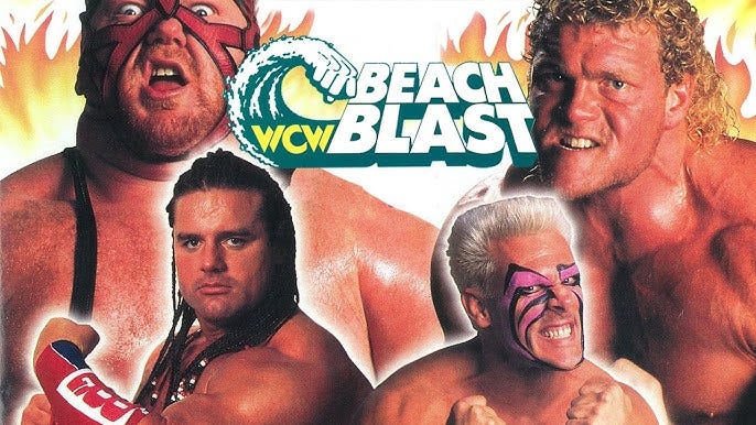 FULL EVENT: WCW Beach Blast 1993 | Sting & Bulldog vs. Sid & Vader; Rhodes  vs. Rude