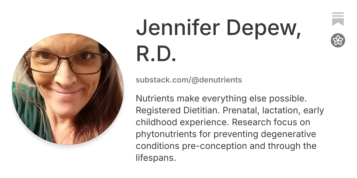 Jennifer Depew, R.D. | Substack