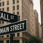 Main Street turned off the lights - Wall Street continues dancing in the dark