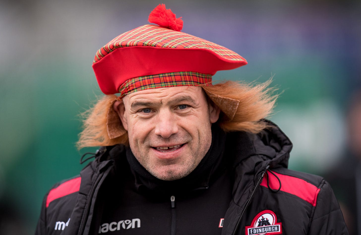 Richard Cockerill Edinburgh Rugby tartan tammy Richard Cockerill Edinburgh Rugby tartan tammy