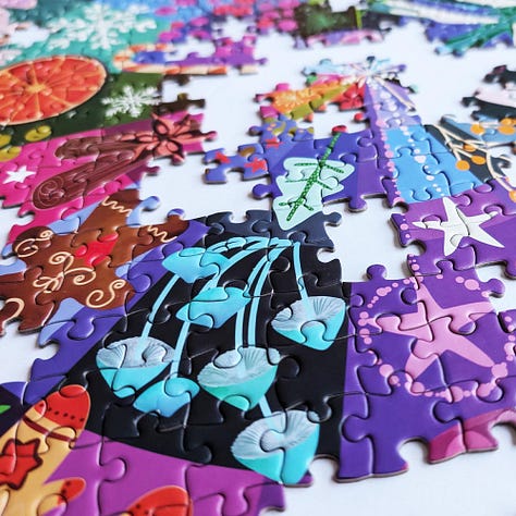 Gallery of Elena Essex Winter Wheel Jigsaw Puzzle