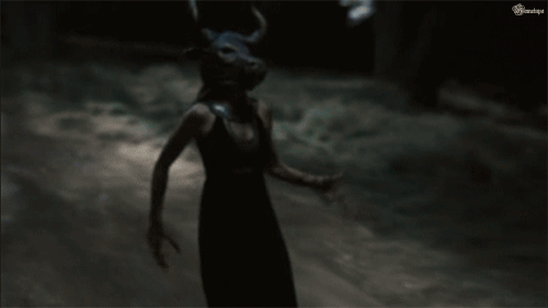 You used the term "orphic horror" to describe the...