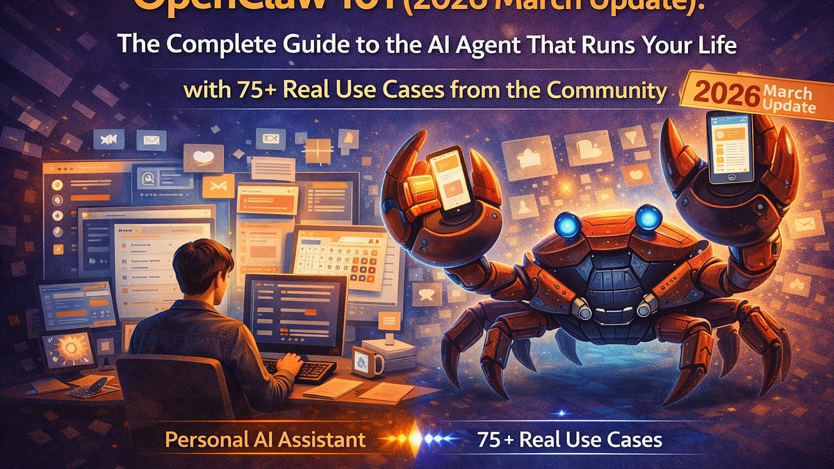 OpenClaw 101 (2026 March 29): The Complete Guide to the AI Agent That ...