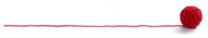 red ball of thread