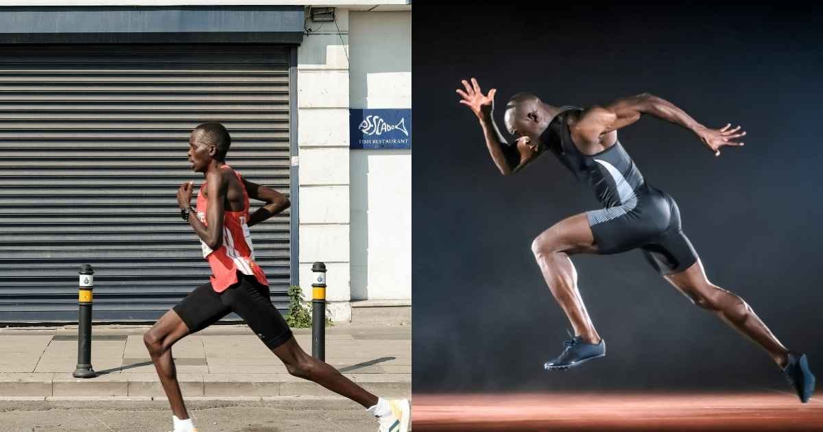 Marathon runner vs sprinter