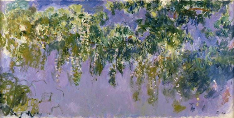 Wisteria, 1917 - 1920 - Claude Monet - WikiArt.org